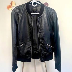 Faux leather jacket
